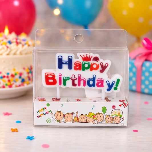 Happy Birthday Letter Candle Set