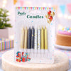 Celebration Metallic Party Candles Set