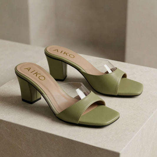 Strappy Block Heels