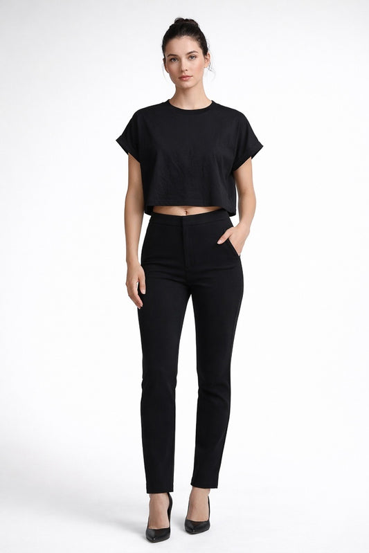 Short Sleeve Crop T-Shirt