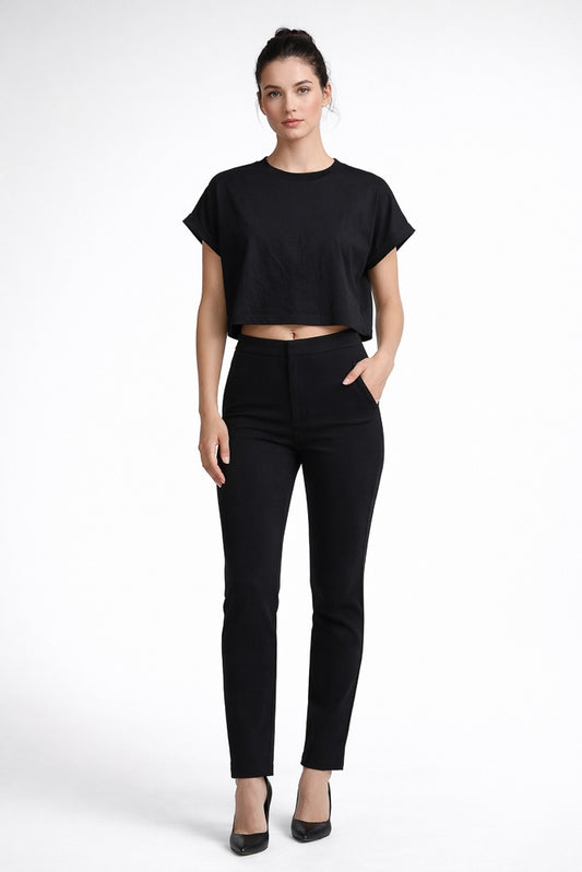 Short Sleeve Crop T-Shirt