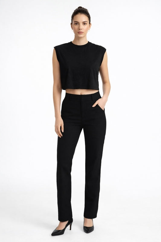 Sleeveless Crop Top