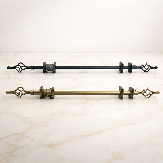 Extendable Curtain Pole Set 1.2M