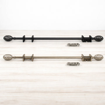 Extendable Curtain Pole Set 3M