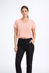 Women's V Neck Crop Top