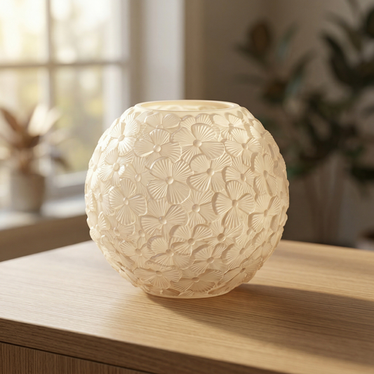 Glass Vase White