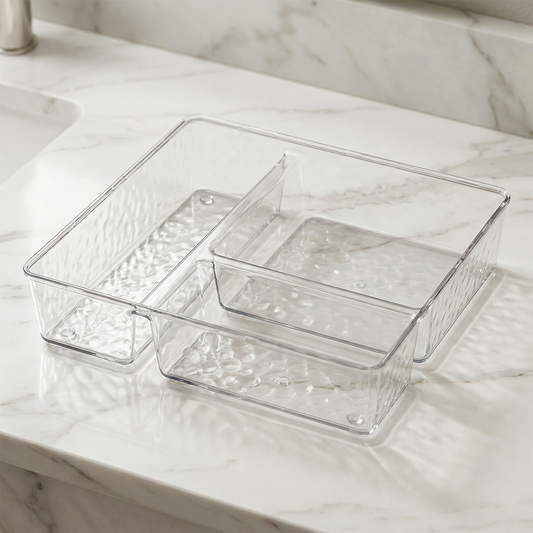 Clear Plastic Drawer Organizer Trays #2206