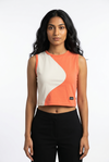 Women's sleeveless crop top