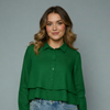 Women's Tiered Hem Blouse