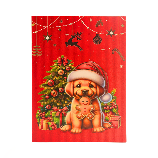 Puppy Christmas Card