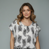 Women's Paisley Print Tunic Blouse
