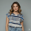 Women's Long Sleeve printed Casual Blouse