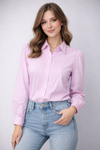 Collared Button-Up Shirt Blouse for girls