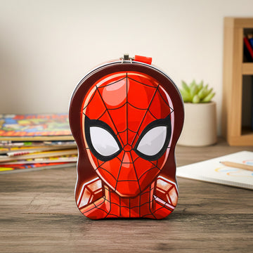 Spiderman face metal till