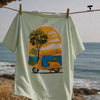 Vespa Beach Oversized Graphic T-Shirt