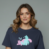 Printed Hhort-sleeved Top for girls