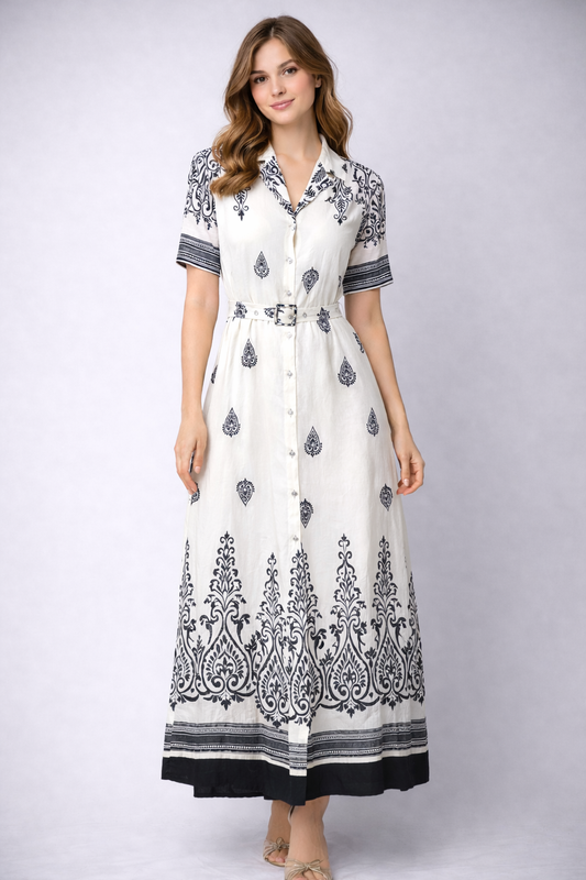 Women's Printed Long Dress