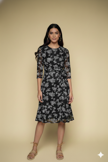 Women Printed Dress for girls