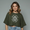 Women's Eco-Conscious Graphic Crop Top
