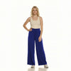 High-Waist Drawstring Wide-Leg Trousers