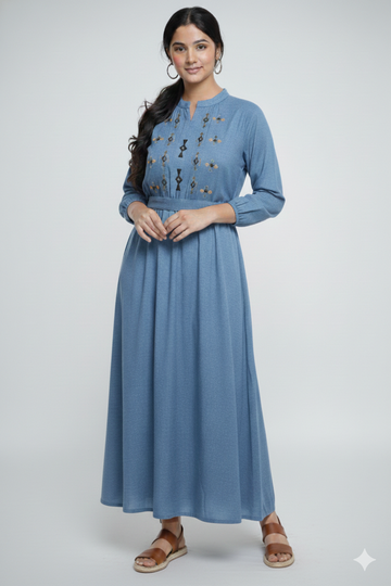 Long Sleeve Maxi Dress for girls