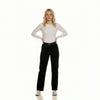 Women's High-Waisted Corduroy Trousers