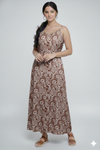 Paisley Print Spaghetti Strap Dress for girls