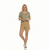 Mid-Rise Casual Cotton Shorts