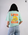 Citrus Print Oversized T-Shirt for Women
