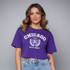 Women's Chicago Graphic Print Crop Top