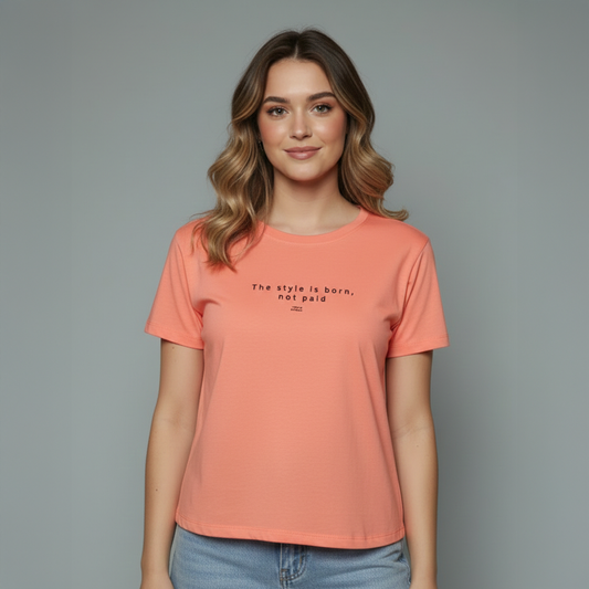 Printed top or girls