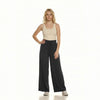 High-Waist Drawstring Wide-Leg Trousers