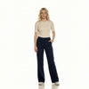 High-Waist Wide-Leg Tailored Trousers