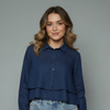 Women's Tiered Hem Blouse