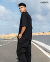 Notch Oversized Varsity Graphic Tee – Men's Streetwear T-Shirt