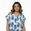 Women's Paisley Print Tunic Blouse