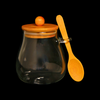 Glass Jar with Spoon 65*95