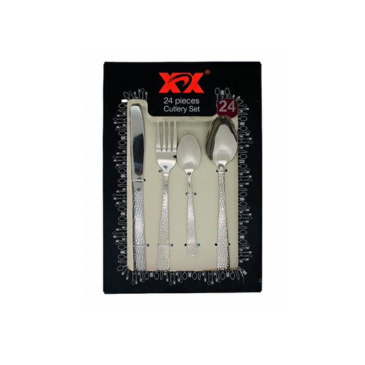 Cutlery Set 24 Pcs Silver #32SV