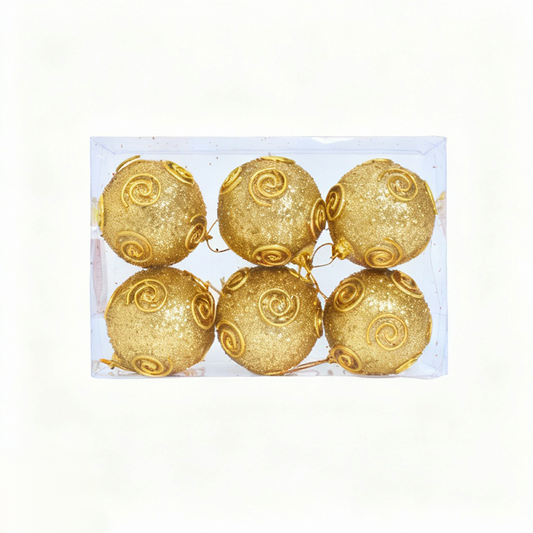 Christmas 6 Bauble pack