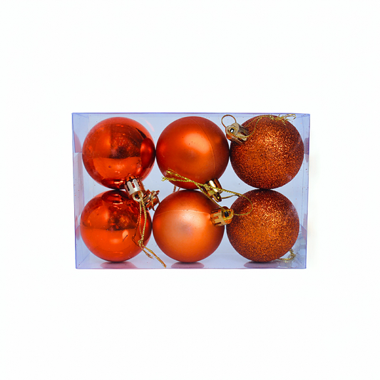 Christmas Baubles Set – 6 Pack