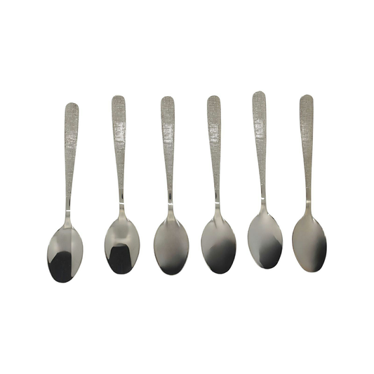 Teaspoon 06 PCS Silver 12SV