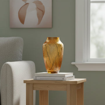 Glass Vase Gold