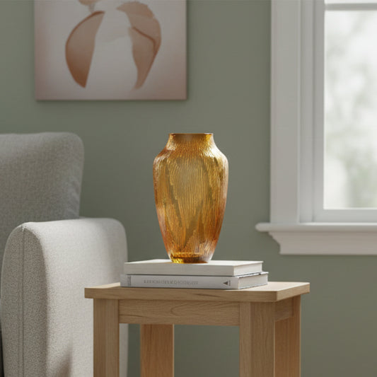 Glass Vase Gold