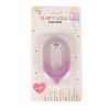 Number Candle Pink Color