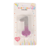 Number Candle Pink Color