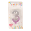 Number Candle Pink Color