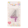 Number Candle Pink Color