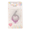 Number Candle Pink Color