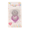 Number Candle Pink Color