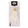 Number Candle White Color